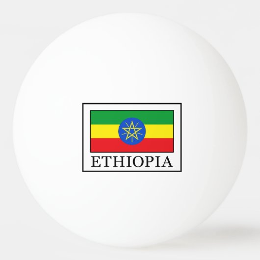 Äthiopien Tischtennisball (Vorderseite)