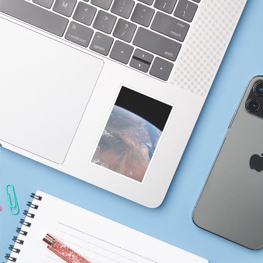 Äthiopien und ein Teil des Roten Meeres Aufkleber (Laptop mit iPhone)