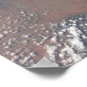 Äthiopien und ein Teil des Roten Meeres Poster (Ecke)