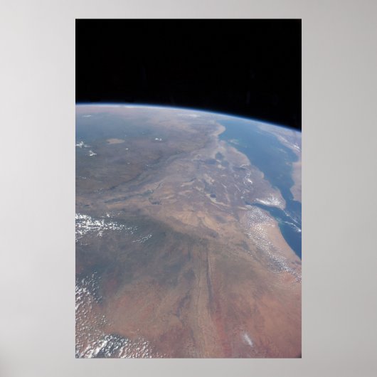 Äthiopien und ein Teil des Roten Meeres Poster (Vorne)