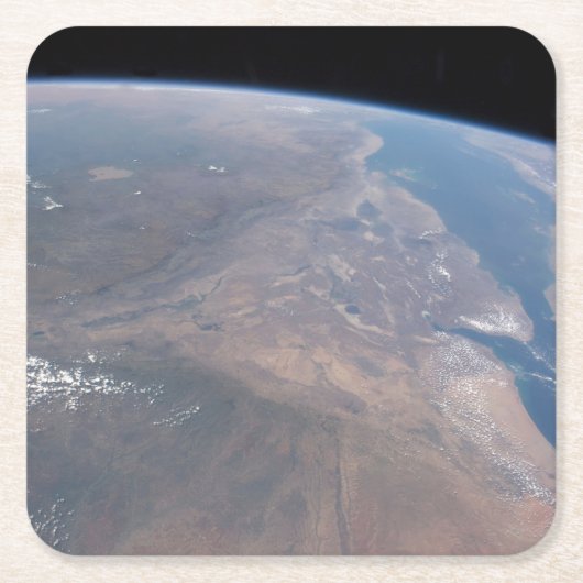 Äthiopien und ein Teil des Roten Meeres Rechteckiger Pappuntersetzer (Vorderseite)