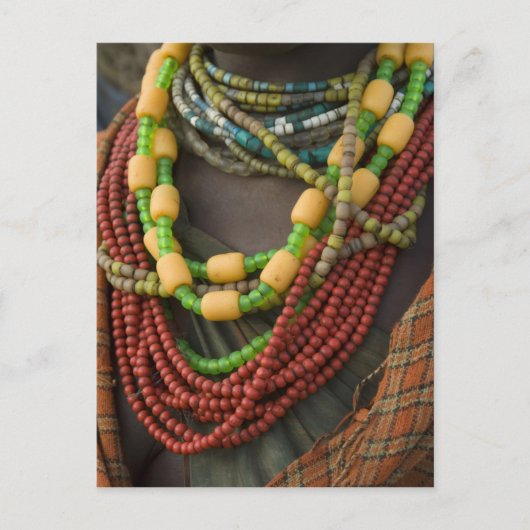 Äthiopien: Unteres Omo-Flussbecken, Omo-Delta, Postkarte (Vorderseite)