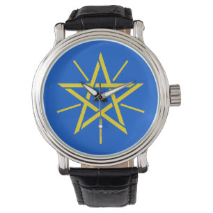 ÄTHIOPIEN - Wappen-Gewohnheits-Armbanduhr Armbanduhr