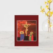 Äthiopiens Karfreitag ስ ቅ ለ ት Karte (Gelbe Blume)