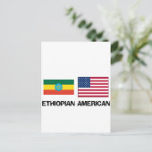 Äthiopisch-Amerikaner Postkarte (Stehend Vorderseite)