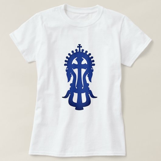 Äthiopisch-orthodoxe Cross-Design T-Shirt (Design vorne)