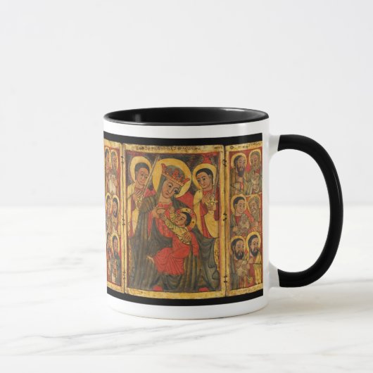 Äthiopisch-orthodoxe Icon l Theotokos Tasse (Rechts)