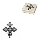 Äthiopisch-orthodoxes Kreuz Gummistempel (Stempel)