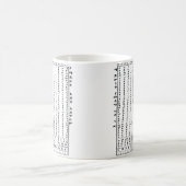 Äthiopische Alphabet-Klassische Tasse (Mittel)