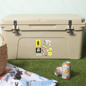 Äthiopische Aufkleberpackung ስ ቲ ከ ር Aufkleber (Kühler)