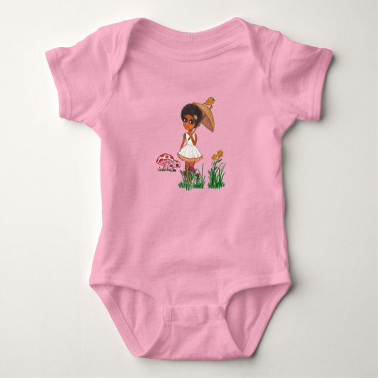 Äthiopische Baby Bodysuit Traditional Art Baby Strampler (Vorderseite)