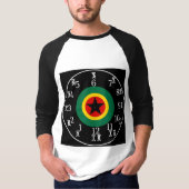 Äthiopische BLK Star Clock - Amharisch-englische N T-Shirt (Vorderseite)