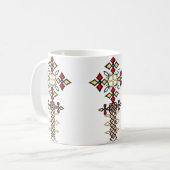 Äthiopische Cross-Classic-Tasse Kaffeetasse (Vorderseite Links)
