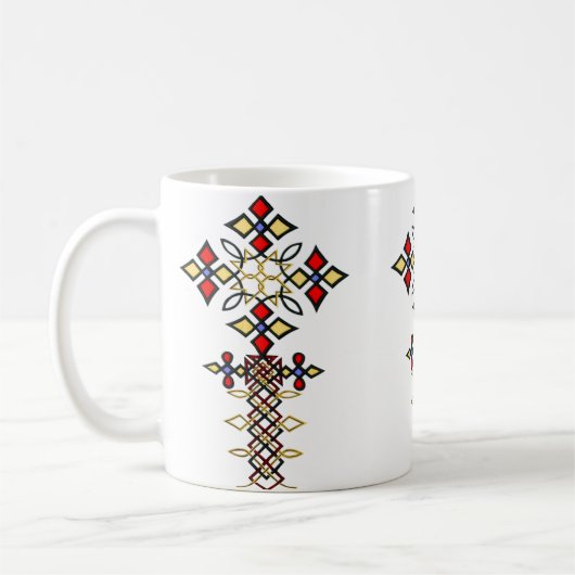 Äthiopische Cross-Classic-Tasse Kaffeetasse (Links)