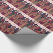 Äthiopische Erzengel Michael und Geschenkpapier (Ecke)