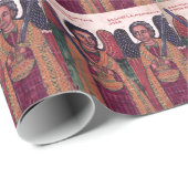 Äthiopische Erzengel Michael und Geschenkpapier (Rolleneckpunkt)
