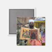 Äthiopische Evangelien Magnet (Vorderseite/Rückseite)