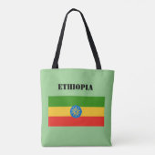 Äthiopische Flagge Afrika Totschlag Tasche (Rückseite)