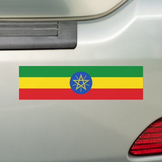 Äthiopische Flagge Autoaufkleber (Auf Auto)