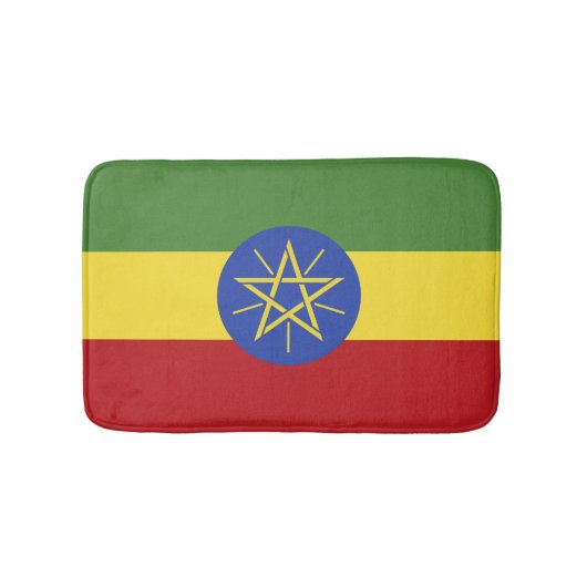 Äthiopische Flagge Badematte (Vorderseite)