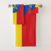 Äthiopische Flagge Badhandtuch Set (Insitu)