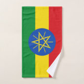 Äthiopische Flagge Badhandtuch Set (Handtuch)