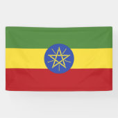 Äthiopische Flagge Banner (Horizontal)