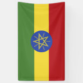 Äthiopische Flagge Banner (Vertikal)