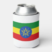 Äthiopische Flagge Dosenkühler (Kanne Vorderseite)