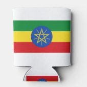 Äthiopische Flagge Dosenkühler (Rückseite)