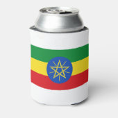 Äthiopische Flagge Dosenkühler (Kanne Rückseite)