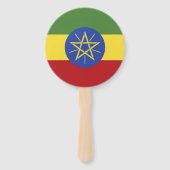 Äthiopische Flagge Fächer (Rückseite)