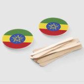 Äthiopische Flagge Fächer (Non-assembled)