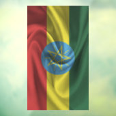 Äthiopische Flagge Fensteraufkleber (Blatt 3)