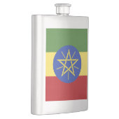 Äthiopische Flagge Flachmann (Rechts)