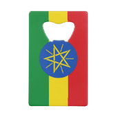 Äthiopische Flagge Geldbeutel Flaschenöffner (Rückseite)