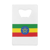 Äthiopische Flagge Geldbeutel Flaschenöffner (Rückseite)