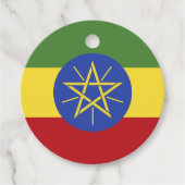 Äthiopische Flagge Geschenkanhänger (Vorderseite)