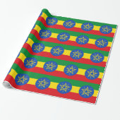 Äthiopische Flagge Geschenkpapier (Ungerollt)