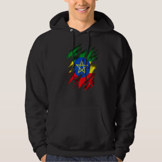 Äthiopische Flagge Hoodie