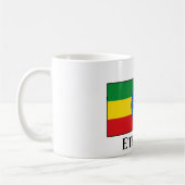 Äthiopische Flagge Kaffeetasse (Links)