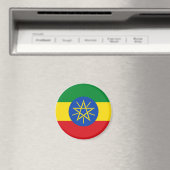 Äthiopische Flagge Magnet (In Situ (Geschirrspüler))