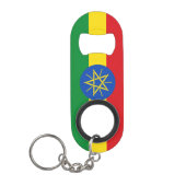Äthiopische Flagge Mini Flaschenöffner (Vorderseite)