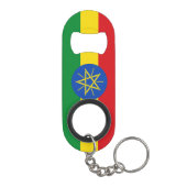 Äthiopische Flagge Mini Flaschenöffner (Rückseite)