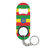 Äthiopische Flagge Mini Flaschenöffner (Rückseite)