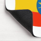 Äthiopische Flagge Mousepad (Ecke)