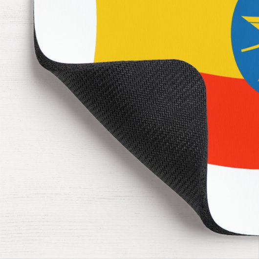Äthiopische Flagge Mousepad (Ecke)