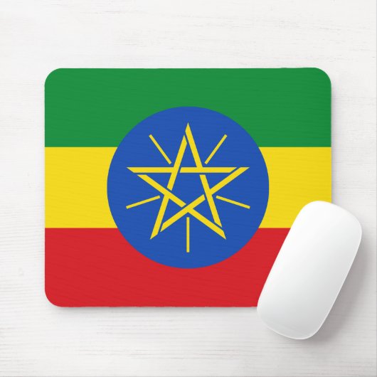 Äthiopische Flagge Mousepad (Mit Mouse)