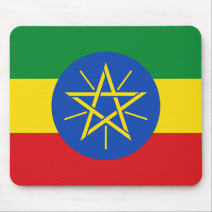 Äthiopische Flagge Mousepad