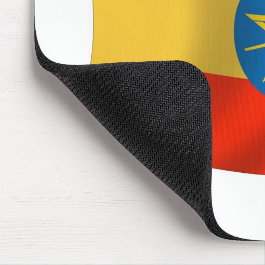 Äthiopische Flagge Mousepad (Ecke)